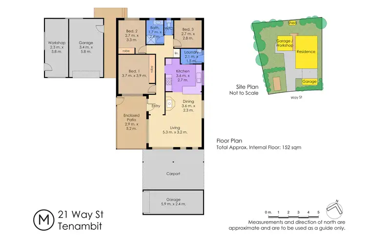 Floorplan of Homely house listing, 21 Way Street, Tenambit NSW 2323