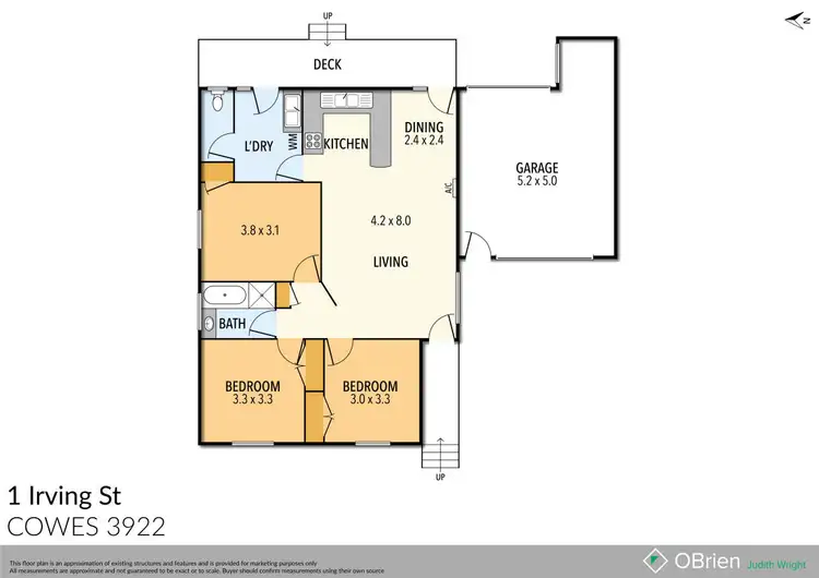 Floorplan of Homely house listing, 1 Irving Road, Cowes VIC 3922