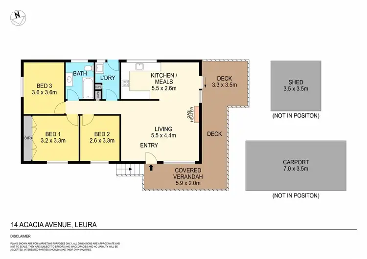 Floorplan of Homely house listing, 14 Acacia Avenue, Leura NSW 2780