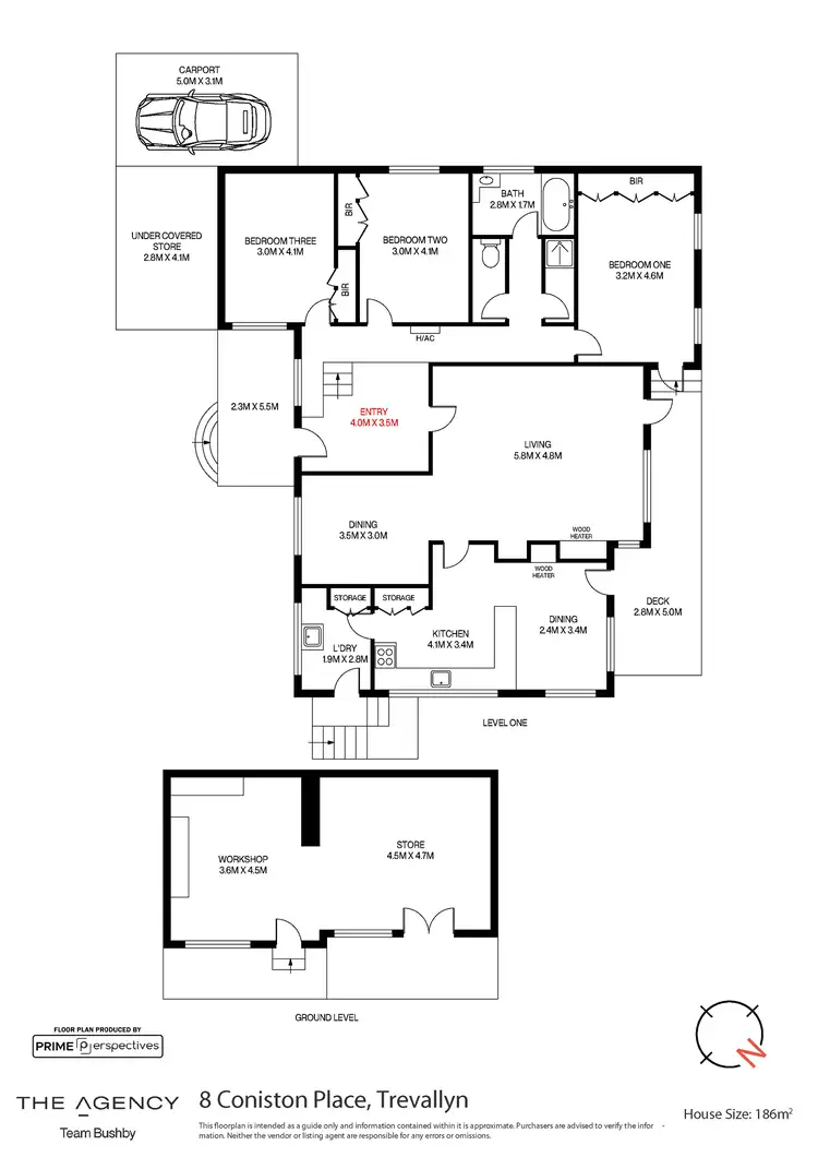 Floorplan of Homely house listing, 8 Coniston Place, Trevallyn TAS 7250