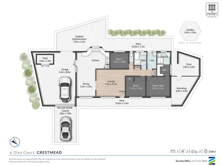 Floorplan of Homely house listing, 6 Olea Court, Crestmead QLD 4132