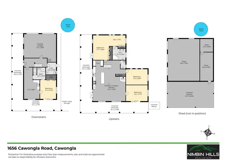 Floorplan of Homely rural property listing, 1656 Cawongla Road, Cawongla NSW 2474