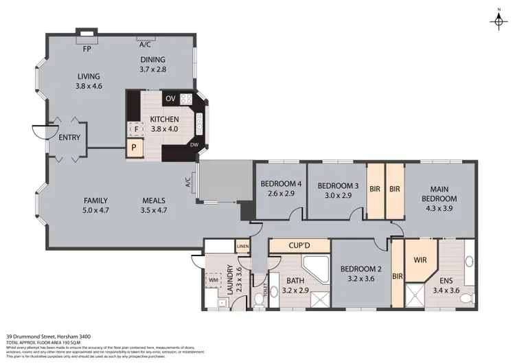 Floorplan of Homely house listing, 39 Drummond Street, Horsham VIC 3400