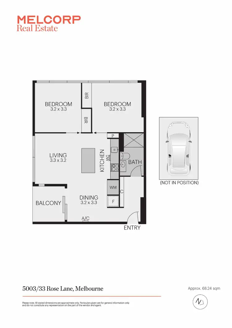 Floorplan of Homely apartment listing, 5003/33 Rose Lane, Melbourne VIC 3000