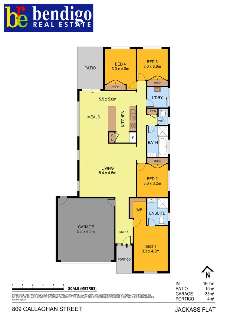 Floorplan of Homely house listing, 809 Callaghan Street, Jackass Flat VIC 3556