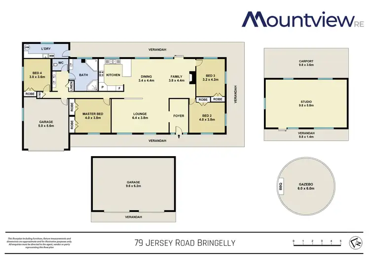 Floorplan of Homely rural property listing, 79 Jersey Road, Bringelly NSW 2556