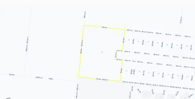 Floorplan of Homely land listing, 39 Harrison Court, Bowen QLD 4805