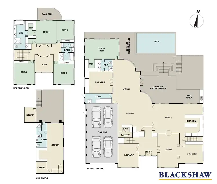 Floorplan of Homely house listing, 23 Dalman Crescent, O'malley ACT 2606
