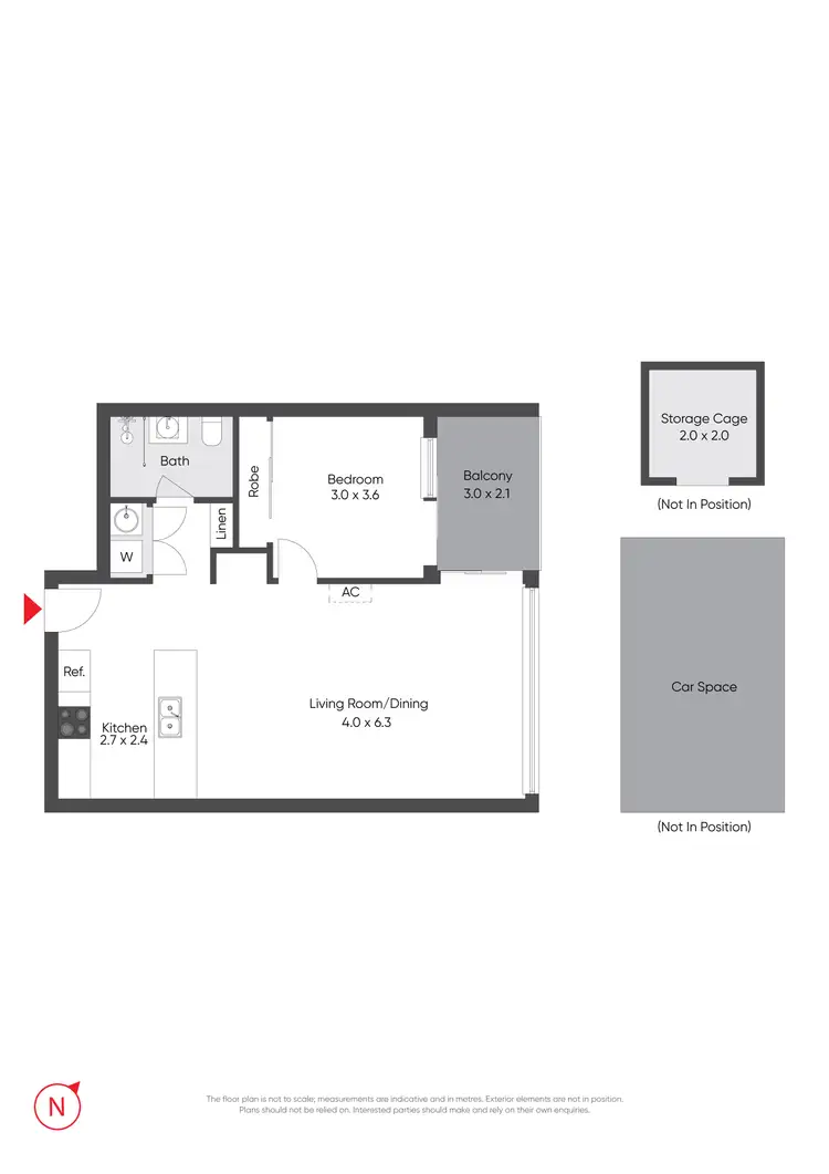 Floorplan of Homely unit listing, 418/10 Half Street, Wentworth Point NSW 2127