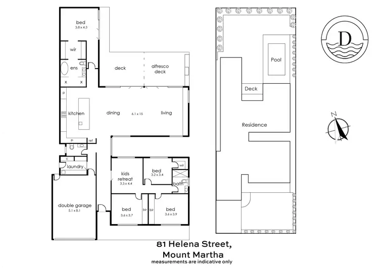 Floorplan of Homely house listing, 81 Helena Street, Mount Martha VIC 3934