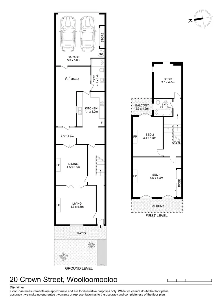 Floorplan of Homely terrace listing, 20 Crown Street, Woolloomooloo NSW 2011
