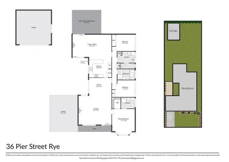 Floorplan of Homely house listing, 36 Pier Street, Rye VIC 3941