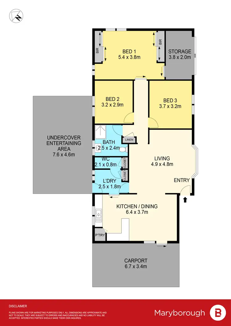 Floorplan of Homely house listing, 25 McNeil Street, Carisbrook VIC 3464