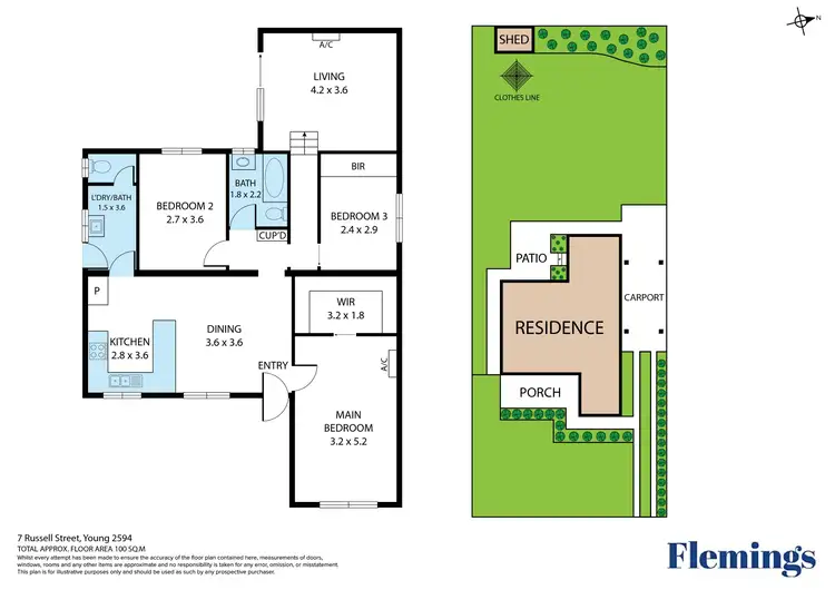 Floorplan of Homely house listing, 7 Russell Street, Young NSW 2594