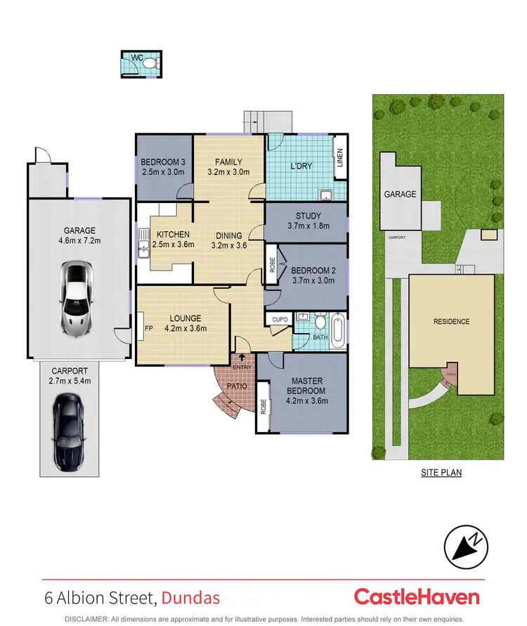 Floorplan of Homely house listing, 6 Albion Street, Dundas NSW 2117