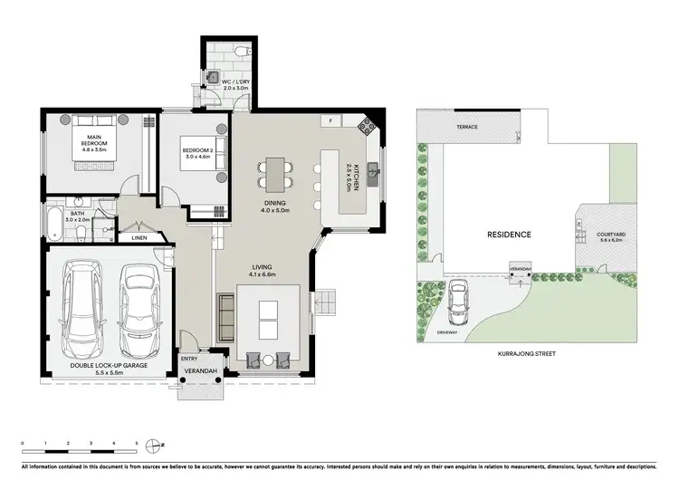 Floorplan of Homely villa listing, 1A Kurrajong Street, Sutherland NSW 2232