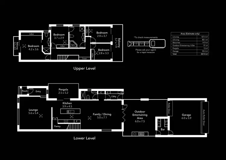 Floorplan of Homely house listing, 42A Chambers Street, Henley Beach SA 5022