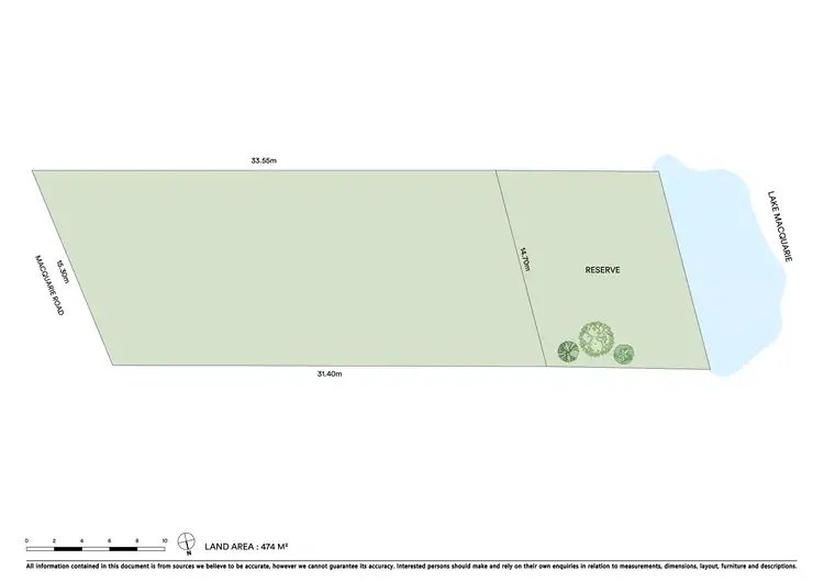 Floorplan of Homely land listing, 43 Macquarie Road, Mannering Park NSW 2259