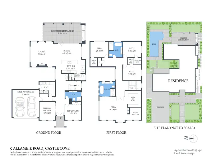 Floorplan of Homely house listing, 9 Allambie Road, Castle Cove NSW 2069