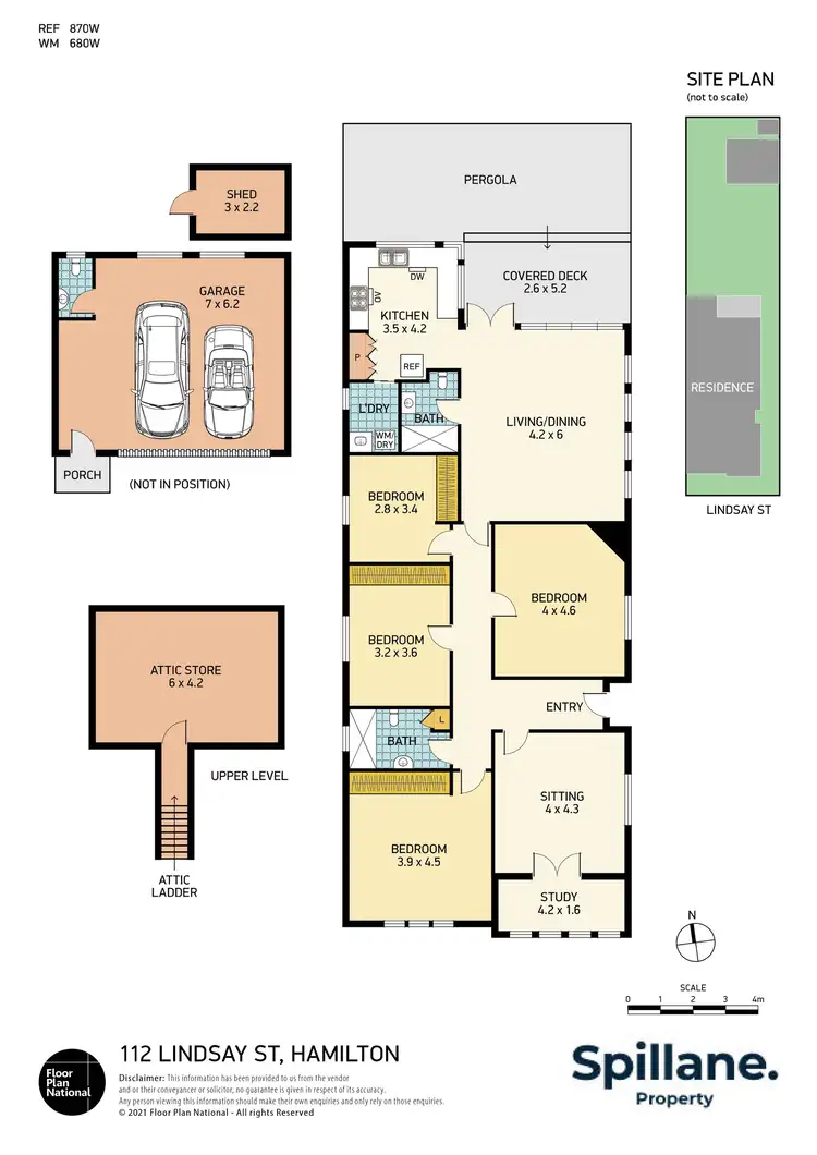 Floorplan of Homely house listing, 112 Lindsay Street, Hamilton NSW 2303