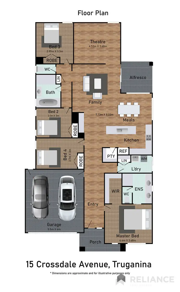 Floorplan of Homely house listing, 15 Crossdale Avenue, Truganina VIC 3029