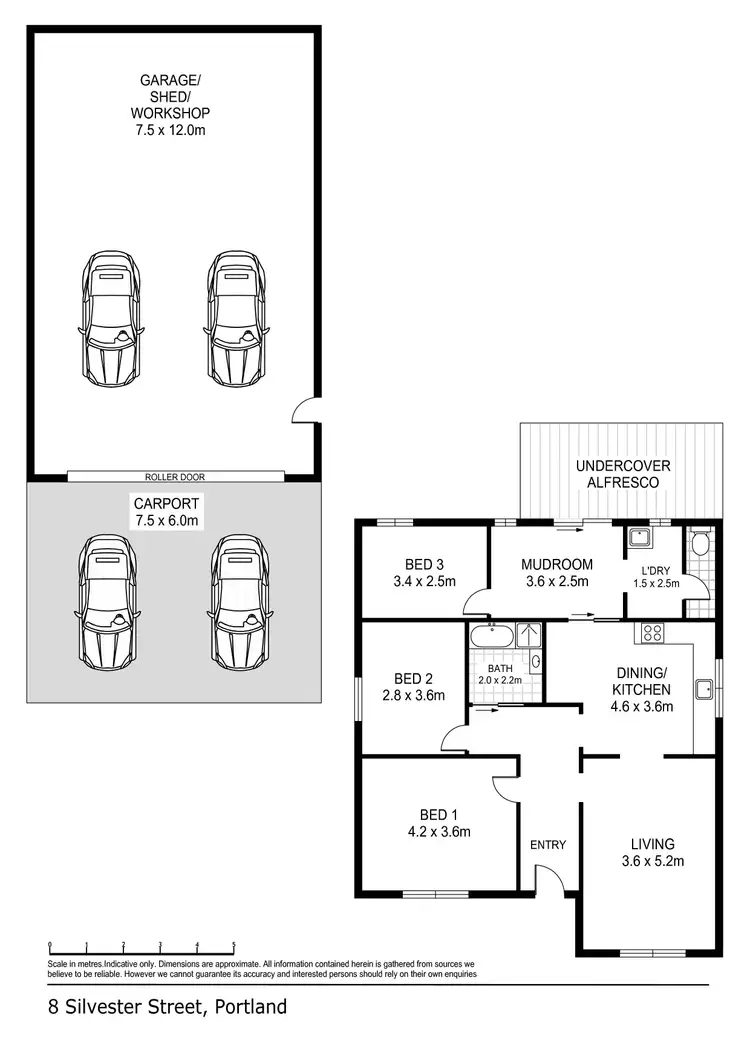 Floorplan of Homely house listing, 8 Silvester Street, Portland VIC 3305