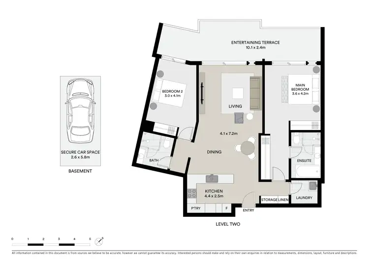 Floorplan of Homely apartment listing, 210/17 Hickson Road, Walsh Bay NSW 2000