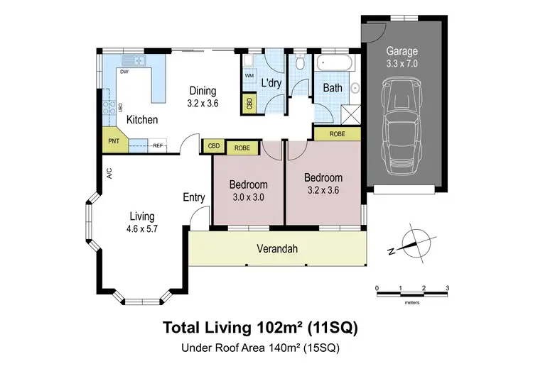 Floorplan of Homely unit listing, 2/13 Eade Avenue, Warragul VIC 3820