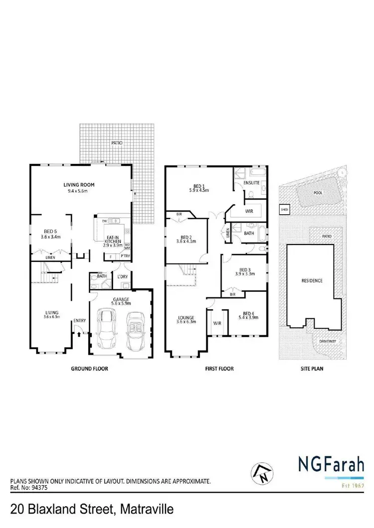 Floorplan of Homely house listing, 20 Blaxland Street, Matraville NSW 2036