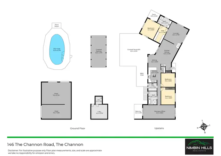 Floorplan of Homely house listing, 146 The Channon Road, The Channon NSW 2480