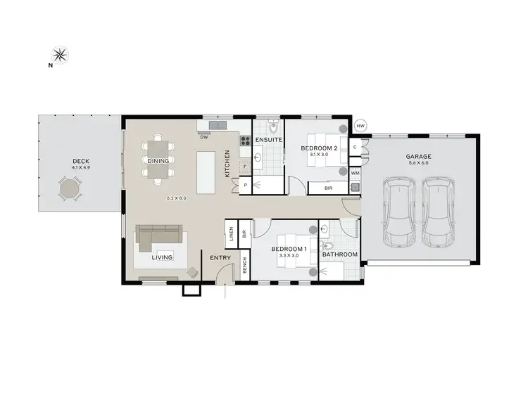 Floorplan of Homely house listing, 2 Leeman Court, Riverside TAS 7250