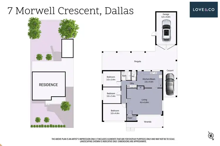 Floorplan of Homely house listing, 7 Morwell Crescent, Dallas VIC 3047