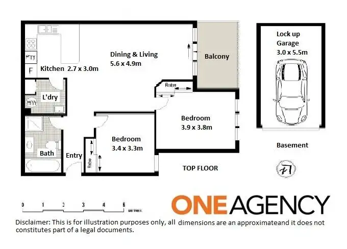 Floorplan of Homely unit listing, 18/7-9 Railway Parade, Engadine NSW 2233