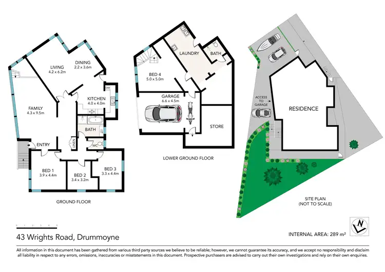 Floorplan of Homely house listing, 43 Wrights Road, Drummoyne NSW 2047
