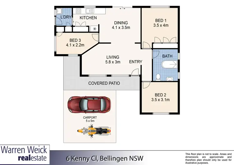 Floorplan of Homely house listing, 6 Kenny Close, Bellingen NSW 2454