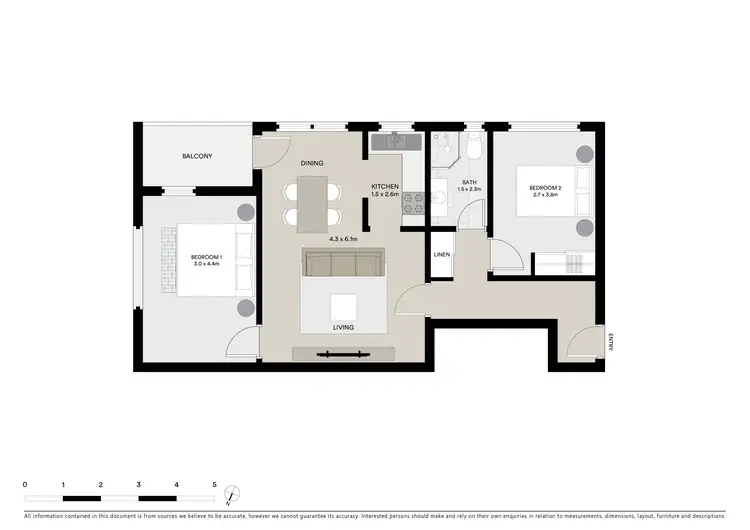 Floorplan of Homely unit listing, 8/686 Rocky Point Road, Sans Souci NSW 2219