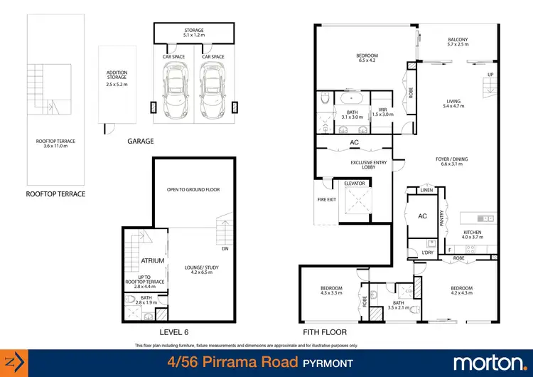 Floorplan of Homely apartment listing, 4/56 Pirrama Road, Pyrmont NSW 2009