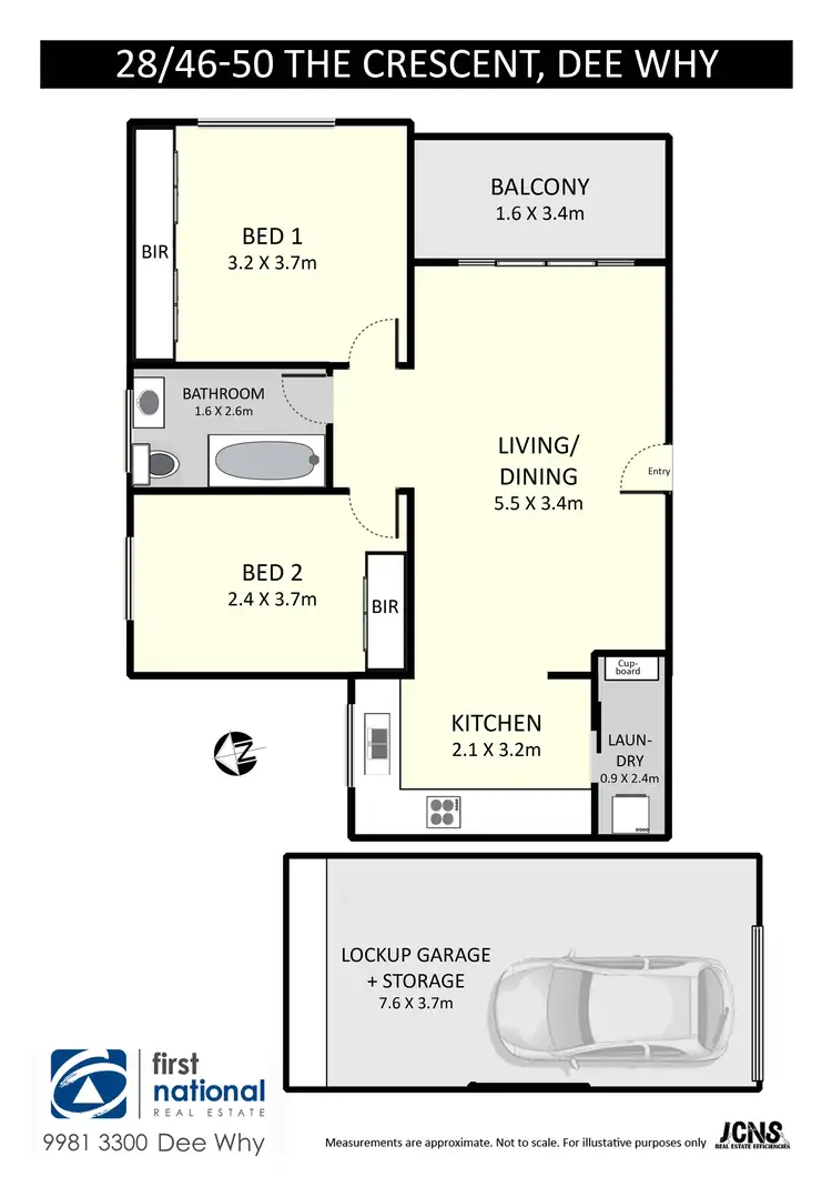 Floorplan of Homely apartment listing, 28/46-50 The Crescent, Dee Why NSW 2099
