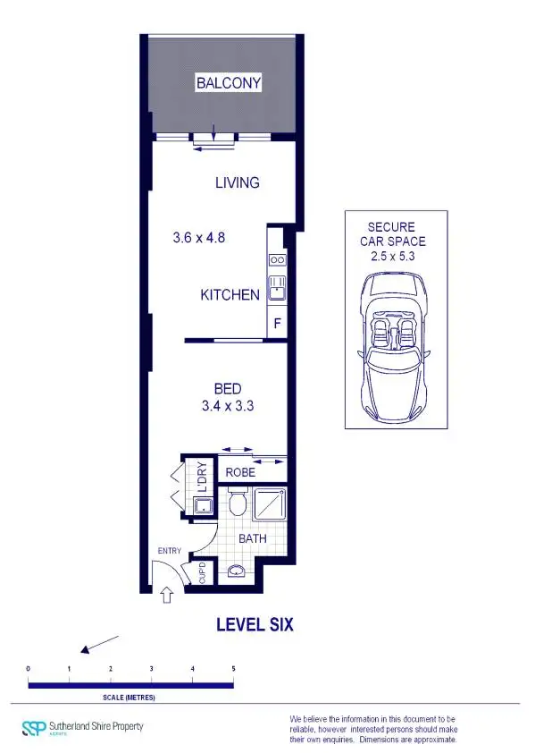 Floorplan of Homely apartment listing, 102/360 Kingsway, Caringbah NSW 2229