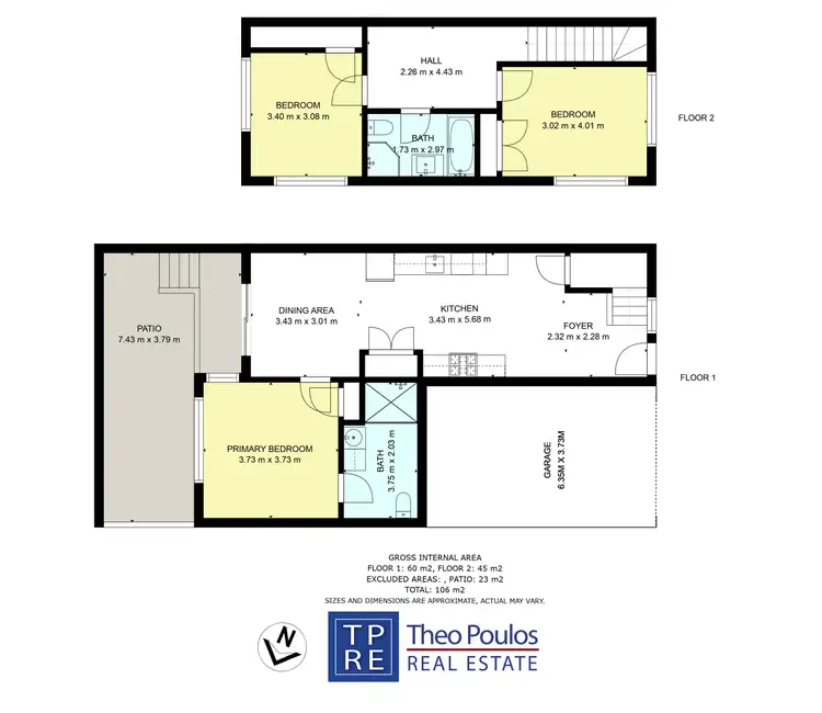 Floorplan of Homely townhouse listing, 58 Waratah Avenue, Katoomba NSW 2780