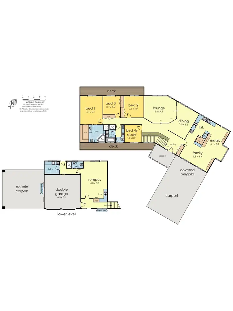 Floorplan of Homely house listing, 159-161 Park Road, Donvale VIC 3111