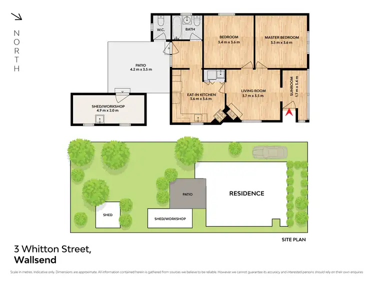 Floorplan of Homely house listing, 3 Whitton Street, Wallsend NSW 2287