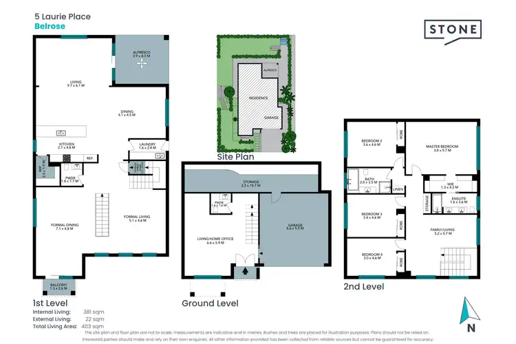 Floorplan of Homely house listing, 5 Laurie Place, Belrose NSW 2085
