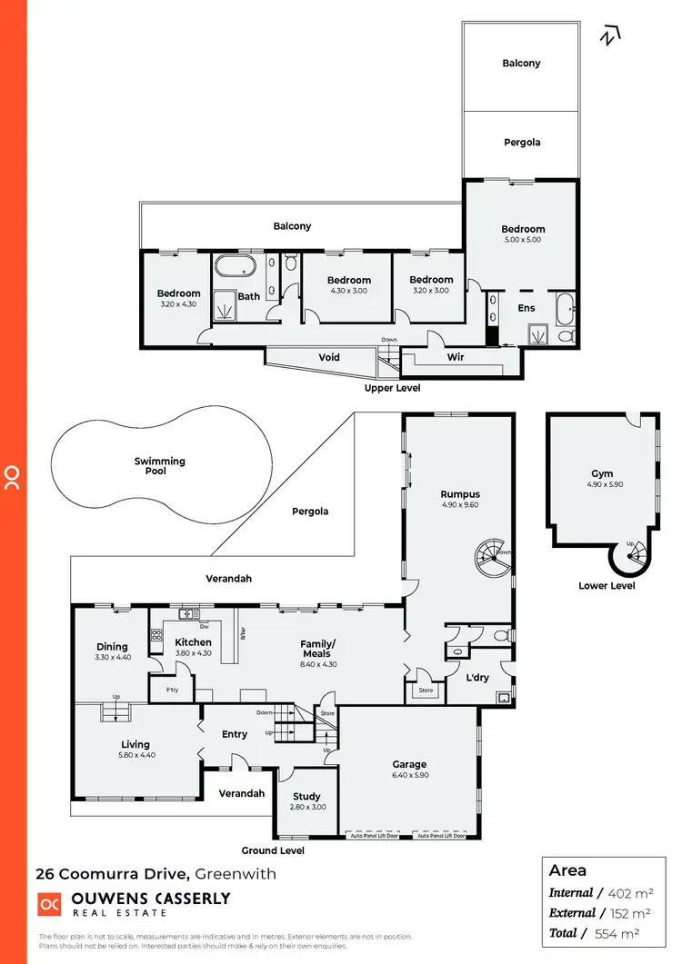 Floorplan of Homely house listing, 26 Coomurra Drive, Greenwith SA 5125