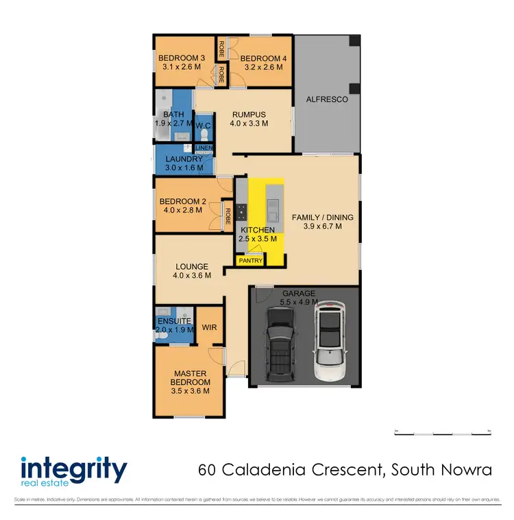 Floorplan of Homely house listing, 60 Caladenia Crescent, South Nowra NSW 2541