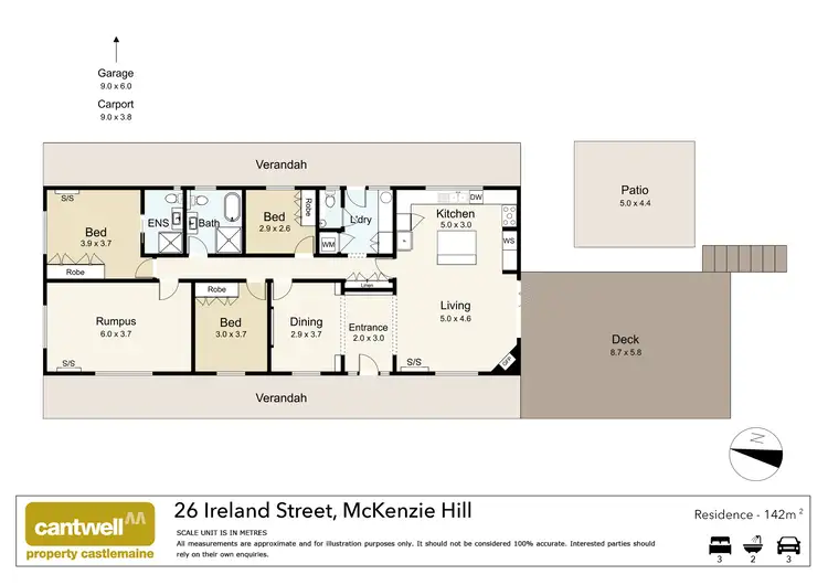 Floorplan of Homely house listing, 26 Ireland Street, Mckenzie Hill VIC 3451
