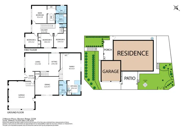 Floorplan of Homely house listing, 2 Mason Place, Barden Ridge NSW 2234