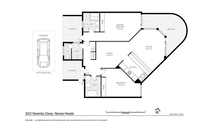 Floorplan of Homely apartment listing, 32/2 Serenity Close, Noosa Heads QLD 4567