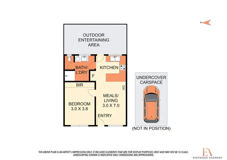 Floorplan of Homely unit listing, 4/67 Townsend Road, Whittington VIC 3219