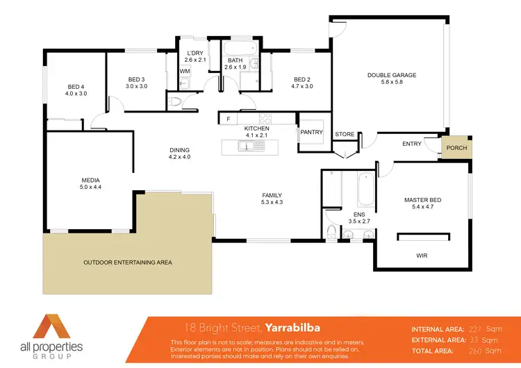 Floorplan of Homely house listing, 18 Bright Street, Yarrabilba QLD 4207